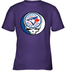 Toronto Blue Jays Grateful Dead Steal Your Face Baseball Youth T-Shirt Youth T-Shirt - VeigarTee