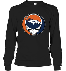 Denver Broncos Grateful Dead Steal Your Face NFL Football Adult Long Sleeve T-Shirt