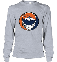 Denver Broncos Grateful Dead Steal Your Face NFL Football Adult Long Sleeve T-Shirt Adult Long Sleeve T-Shirt - VeigarTee