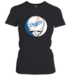 Los Angeles Dodgers Grateful Dead Steal Your Face Baseball Womens T-Shirt