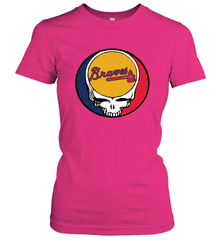 Atlanta Braves Grateful Dead Steal Your Face Baseball Womens T-Shirt Womens T-Shirt - VeigarTee