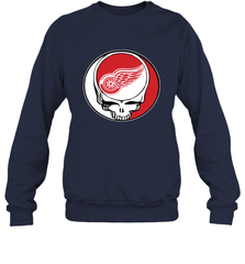 Detroit Red Wings Grateful Dead Steal Your Face Hockey NHL Adult Sweatshirt Adult Sweatshirt - VeigarTee