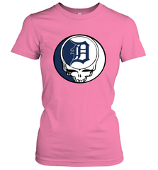 Detroit Tigers Grateful Dead Steal Your Face Baseball Womens T-Shirt Womens T-Shirt - VeigarTee