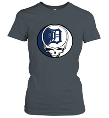 Detroit Tigers Grateful Dead Steal Your Face Baseball Womens T-Shirt Womens T-Shirt - VeigarTee