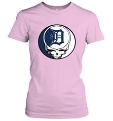 Detroit Tigers Grateful Dead Steal Your Face Baseball Womens T-Shirt Womens T-Shirt - VeigarTee