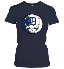 Detroit Tigers Grateful Dead Steal Your Face Baseball Womens T-Shirt Womens T-Shirt - VeigarTee