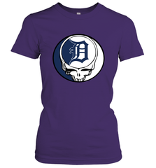 Detroit Tigers Grateful Dead Steal Your Face Baseball Womens T-Shirt Womens T-Shirt - VeigarTee