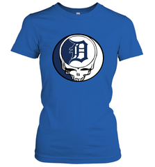 Detroit Tigers Grateful Dead Steal Your Face Baseball Womens T-Shirt Womens T-Shirt - VeigarTee