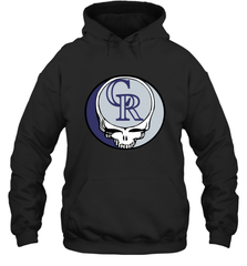 Colorado Rockies Grateful Dead Steal Your Face Baseball Adult Hoodie Sweatshirt Adult Hoodie Sweatshirt - VeigarTee