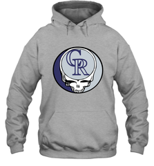 Colorado Rockies Grateful Dead Steal Your Face Baseball Adult Hoodie Sweatshirt Adult Hoodie Sweatshirt - VeigarTee
