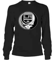 Los Angeles Kings Grateful Dead Steal Your Face Hockey NHL Adult Long Sleeve T-Shirt