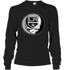Los Angeles Kings Grateful Dead Steal Your Face Hockey NHL Adult Long Sleeve T-Shirt Adult Long Sleeve T-Shirt - VeigarTee