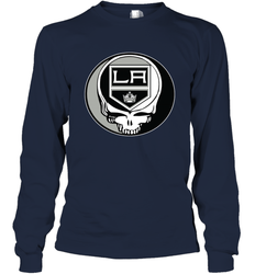 Los Angeles Kings Grateful Dead Steal Your Face Hockey NHL Adult Long Sleeve T-Shirt