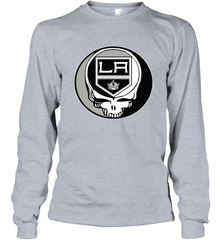 Los Angeles Kings Grateful Dead Steal Your Face Hockey NHL Adult Long Sleeve T-Shirt Adult Long Sleeve T-Shirt - VeigarTee