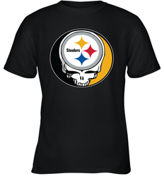Pittsburgh Steelers Grateful Dead Steal Your Face NFL Football Youth T-Shirt