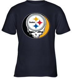 Pittsburgh Steelers Grateful Dead Steal Your Face NFL Football Youth T-Shirt
