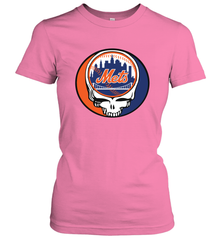 New York Mets Grateful Dead Steal Your Face Baseball Womens T-Shirt Womens T-Shirt - VeigarTee