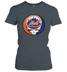 New York Mets Grateful Dead Steal Your Face Baseball Womens T-Shirt Womens T-Shirt - VeigarTee