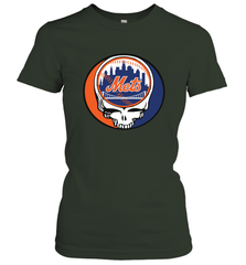 New York Mets Grateful Dead Steal Your Face Baseball Womens T-Shirt Womens T-Shirt - VeigarTee