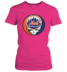 New York Mets Grateful Dead Steal Your Face Baseball Womens T-Shirt Womens T-Shirt - VeigarTee