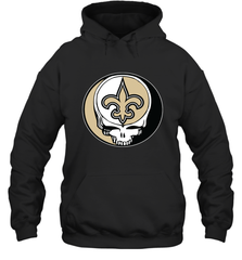 New Orleans Saints Grateful Dead Steal Your Face NFL Football Adult Hoodie Sweatshirt Adult Hoodie Sweatshirt - VeigarTee