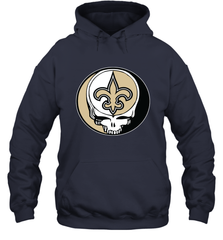 New Orleans Saints Grateful Dead Steal Your Face NFL Football Adult Hoodie Sweatshirt Adult Hoodie Sweatshirt - VeigarTee