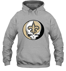 New Orleans Saints Grateful Dead Steal Your Face NFL Football Adult Hoodie Sweatshirt Adult Hoodie Sweatshirt - VeigarTee