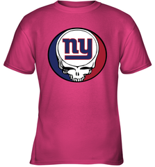 New York Giants Grateful Dead Steal Your Face NFL Football Youth T-Shirt Youth T-Shirt - VeigarTee