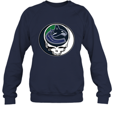Vancouver Canucks Grateful Dead Steal Your Face Hockey NHL Adult Sweatshirt Adult Sweatshirt - VeigarTee