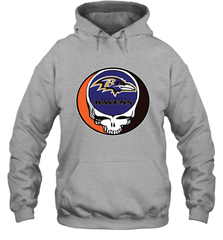 Baltimore Ravens Grateful Dead Steal Your Face NFL Football Adult Hoodie Sweatshirt Adult Hoodie Sweatshirt - VeigarTee