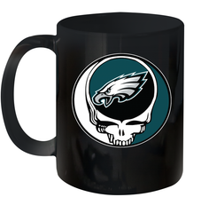 Philadelphia Eagles Grateful Dead Steal Your Face NFL Football Ceramic Mug 11oz Ceramic Mug 11oz - VeigarTee