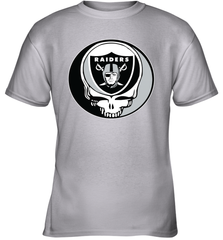 Oakland Raiders Grateful Dead Steal Your Face NFL Football Youth T-Shirt Youth T-Shirt - VeigarTee