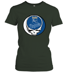 Kansas City Royals Grateful Dead Steal Your Face Baseball Womens T-Shirt Womens T-Shirt - VeigarTee