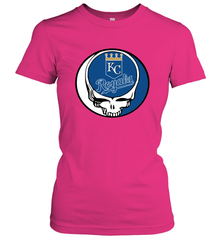 Kansas City Royals Grateful Dead Steal Your Face Baseball Womens T-Shirt Womens T-Shirt - VeigarTee