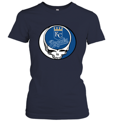 Kansas City Royals Grateful Dead Steal Your Face Baseball Womens T-Shirt Womens T-Shirt - VeigarTee