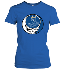Kansas City Royals Grateful Dead Steal Your Face Baseball Womens T-Shirt Womens T-Shirt - VeigarTee