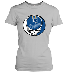 Kansas City Royals Grateful Dead Steal Your Face Baseball Womens T-Shirt Womens T-Shirt - VeigarTee