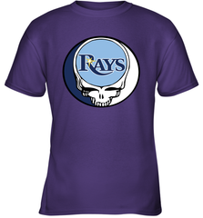 Tampa Bay Rays Grateful Dead Steal Your Face Baseball Youth T-Shirt Youth T-Shirt - VeigarTee
