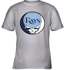 Tampa Bay Rays Grateful Dead Steal Your Face Baseball Youth T-Shirt Youth T-Shirt - VeigarTee