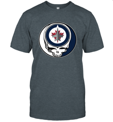 Winnipeg Jets Grateful Dead Steal Your Face Hockey NHL Mens T-Shirt Mens T-Shirt - VeigarTee