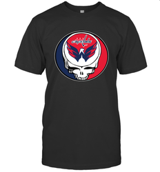 Washington Capitals Grateful Dead Steal Your Face Hockey NHL Mens T-Shirt