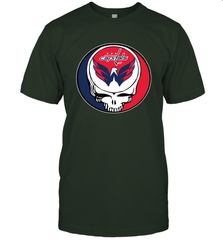 Washington Capitals Grateful Dead Steal Your Face Hockey NHL Mens T-Shirt Mens T-Shirt - VeigarTee