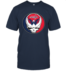 Washington Capitals Grateful Dead Steal Your Face Hockey NHL Mens T-Shirt Mens T-Shirt - VeigarTee