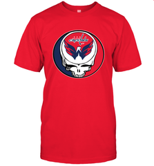 Washington Capitals Grateful Dead Steal Your Face Hockey NHL Mens T-Shirt Mens T-Shirt - VeigarTee