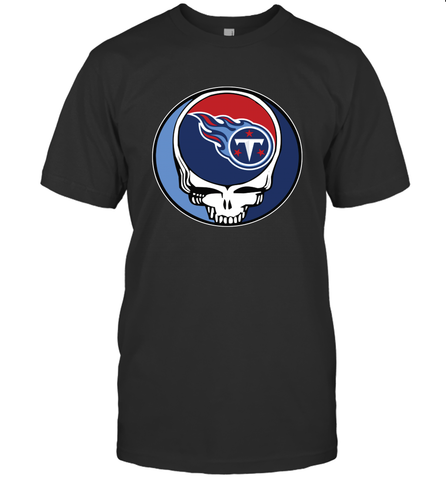 Tennessee Titans Grateful Dead Steal Your Face NFL Football Mens T-Shirt Mens T-Shirt / Black / S Mens T-Shirt - VeigarTee