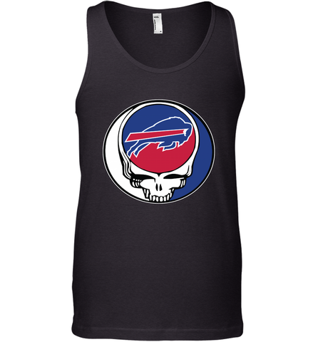 Buffalo Bills Grateful Dead Steal Your Face NFL Football Mens Tank Top Mens Tank Top / Black / XS Mens Tank Top - VeigarTee