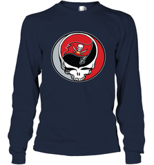 Tampa Bay Buccaneers Grateful Dead Steal Your Face NFL Football Adult Long Sleeve T-Shirt Adult Long Sleeve T-Shirt - VeigarTee