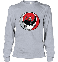 Tampa Bay Buccaneers Grateful Dead Steal Your Face NFL Football Adult Long Sleeve T-Shirt Adult Long Sleeve T-Shirt - VeigarTee