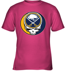 Buffalo Sabres Grateful Dead Steal Your Face Hockey NHL Youth T-Shirt Youth T-Shirt - VeigarTee