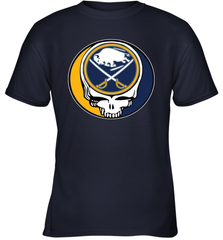 Buffalo Sabres Grateful Dead Steal Your Face Hockey NHL Youth T-Shirt Youth T-Shirt - VeigarTee